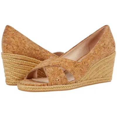 Jack Rogers Palmer Crisscross Wedge Espadrille Cork 163211wg02-130 Women's In Brown