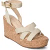 Jack Rogers Pippa Platform Wedge Sandal In Natural