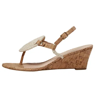 Jack Rogers Reef Wedge Cork / Natural Jute Rope 113231wg01-nat Women's In Neutral