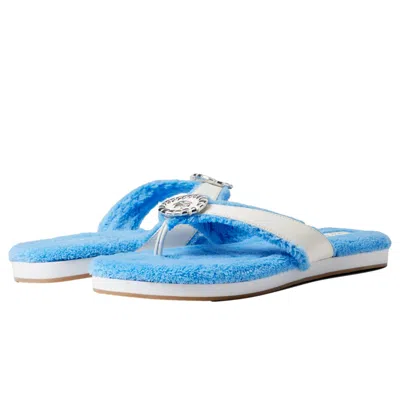 Jack Rogers Rosie Comfort Flip-fiop Blue / White / Silver 124211ff01-412 Women's