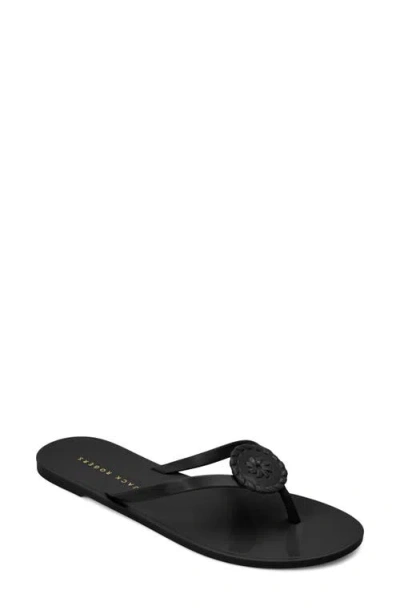 Jack Rogers Roxy Jelly Sandal In Black