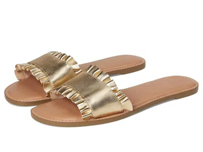 Jack Rogers Rozette Slide In Gold