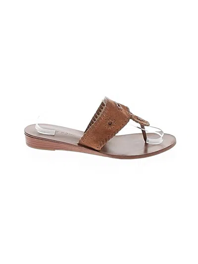 Pre-owned Jack Rogers Sandals In Brown