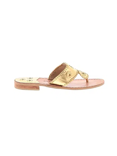 Pre-owned Jack Rogers Sandals In Gold