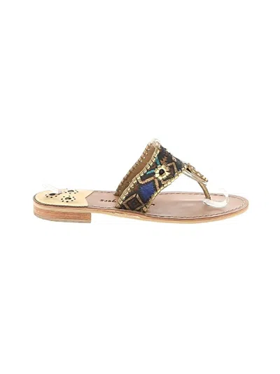 Pre-owned Jack Rogers Sandals In Gold
