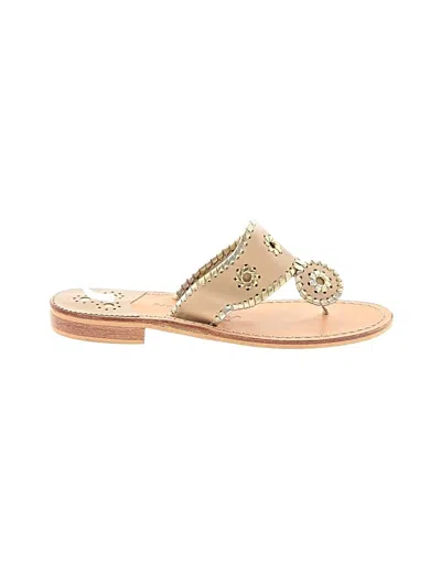 Pre-owned Jack Rogers Sandals In Gold