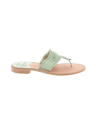 Pre-owned Jack Rogers Sandals In Green