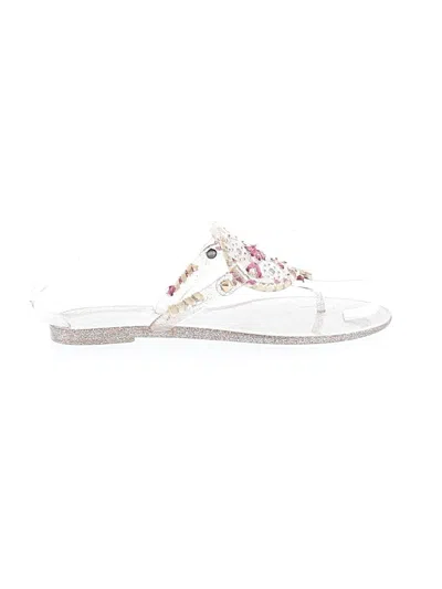 Pre-owned Jack Rogers Sandals In Ivory