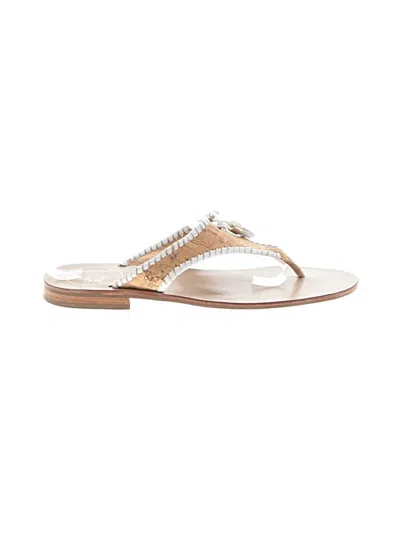 Pre-owned Jack Rogers Sandals In Ivory