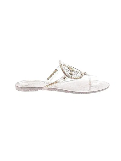 Pre-owned Jack Rogers Sandals In Silver