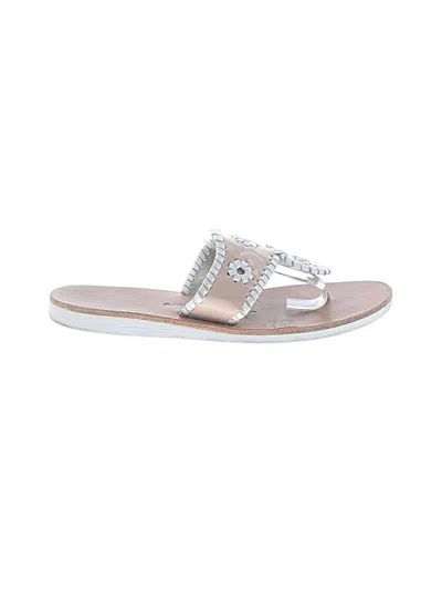 Pre-owned Jack Rogers Sandals In Silver