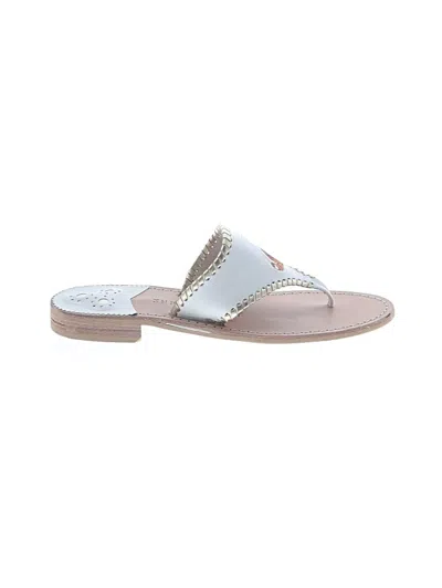 Pre-owned Jack Rogers Sandals In Silver