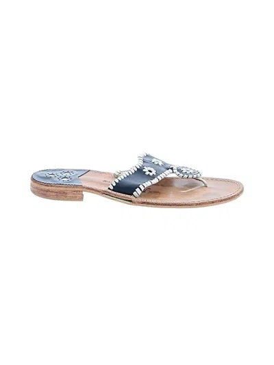 Pre-owned Jack Rogers Sandals In Silver