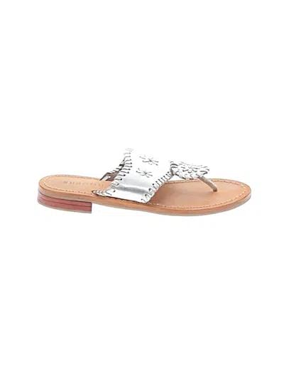 Pre-owned Jack Rogers Kids' Sandals In Silver