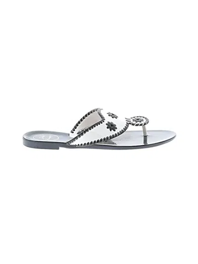 Pre-owned Jack Rogers Sandals In Silver