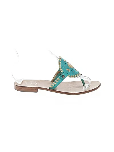 Pre-owned Jack Rogers Sandals In Teal