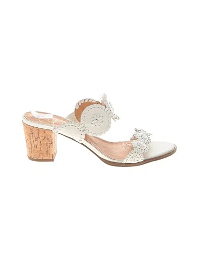 Pre-owned Jack Rogers Sandals In White
