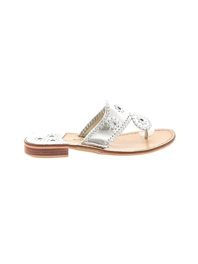 Pre-owned Jack Rogers Sandals In White