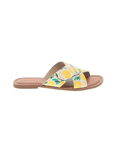 Pre-owned Jack Rogers Sandals In Yellow