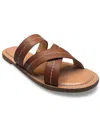 JACK ROGERS SARA STITCH WOMENS CRISS-CROSS FRONT SLIP-ON SLIDE SANDALS