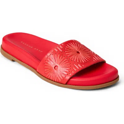 Jack Rogers Somerset Embroidered Slide Sandal
