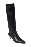 Jack Rogers Virginia Stretch Pointed Toe Boot In Black