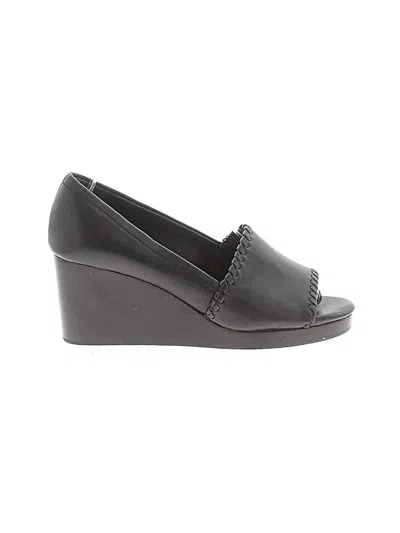 Pre-owned Jack Rogers Wedges In Black