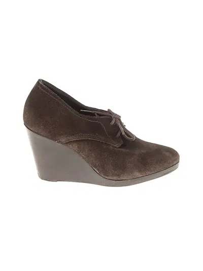 Pre-owned Jack Rogers Wedges In Brown