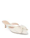 Jack Rogers Women's Cynthia Bow Mule Sandals In Ivory