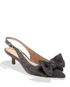 Jack Rogers Debra Slingback Pointed Toe Pump In Anthracite