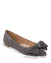 Jack Rogers Debra Pointed Toe Flat In Anthracite