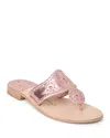 Jack Rogers Jacks Flip Flop In Rose Quartz