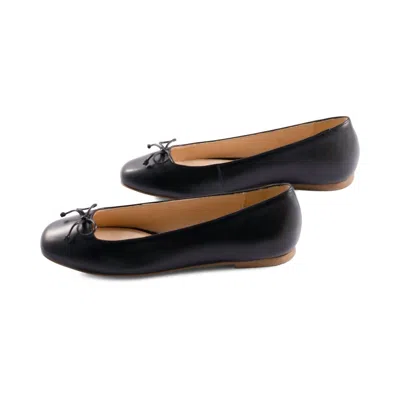 Jack Rogers Kenlyn Cap Toe Flat In Black/black Pat