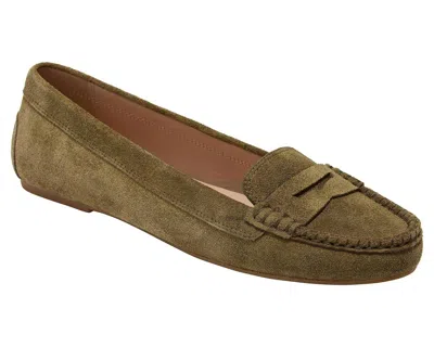 Jack Rogers Women's Meyers Suede Flats In Moss In Pink