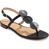 Jack Rogers Womens Button Flatform Sandals In Black
