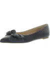 JACK ROGERS WOMENS LEATHER BALLET FLATS