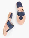 Jack Rogersâ® Jacks Cork Sandals - Midnight - 9m Talbots In Midnight