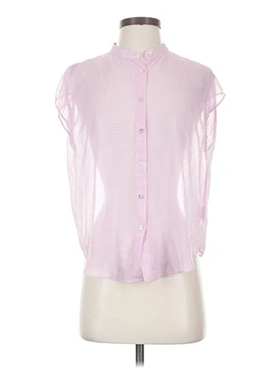 Pre-owned Jack Short Sleeve Blouse In Pink