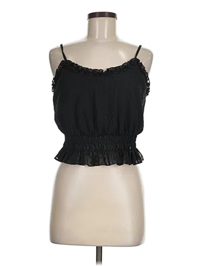 Pre-owned Jack Sleeveless Blouse In Black