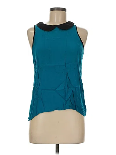 Pre-owned Jack Sleeveless Blouse In Blue
