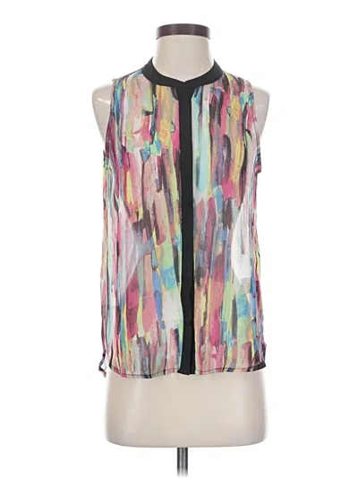 Pre-owned Jack Sleeveless Blouse In Silver