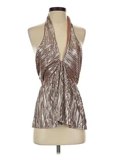 Pre-owned Jack Sleeveless Blouse In Silver