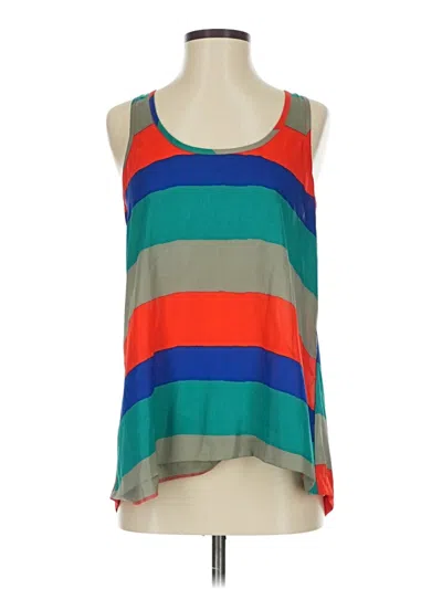 Pre-owned Jack Sleeveless Top Green Scoop Neck Tops