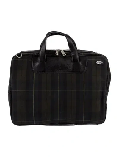 Pre-owned Jack Spade Briefcase In Black