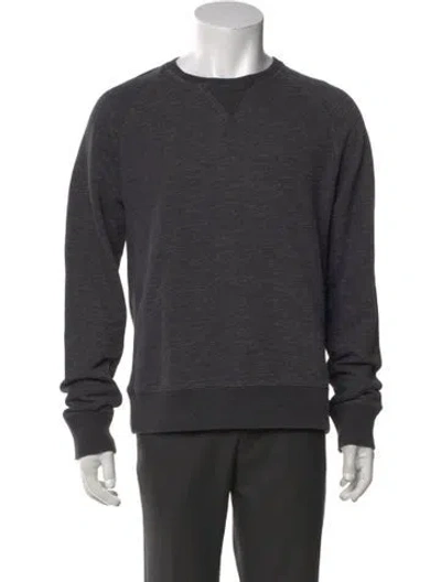 Pre-owned Jack Spade Crew Neck Long Sleeve Pullover In Gray