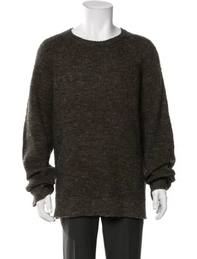 Pre-owned Jack Spade Crew Neck Long Sleeve Pullover In Green