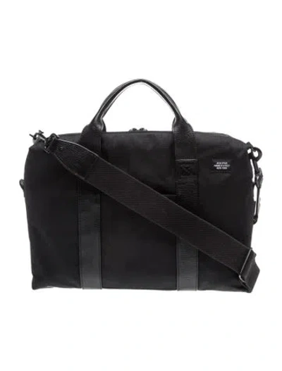 Pre-owned Jack Spade Nylon Messenger Bag In Black