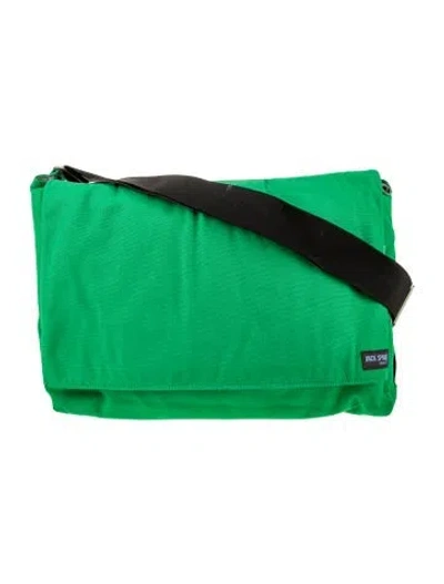 Pre-owned Jack Spade Nylon Messenger Bag In Green