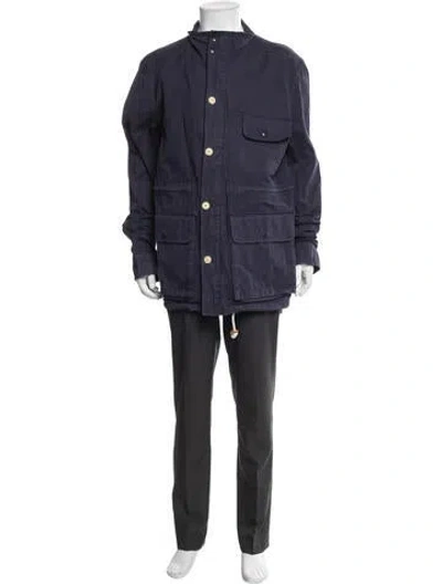 Pre-owned Jack Spade Utility Jacket In Blue