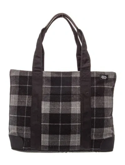 Pre-owned Jack Spade Wool Shoulder Bag In Black